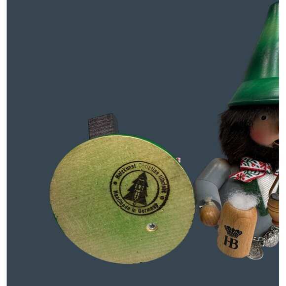 Steinbach Christian Ulbricht Erzgebirge Bavarian Beer Smoker 12" Germany - Picture 10 of 10